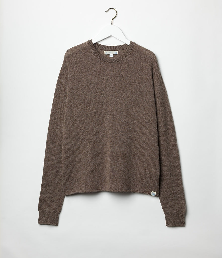 Merz B. Schwanen - Good Basics Knitted Sweater in Grain.
