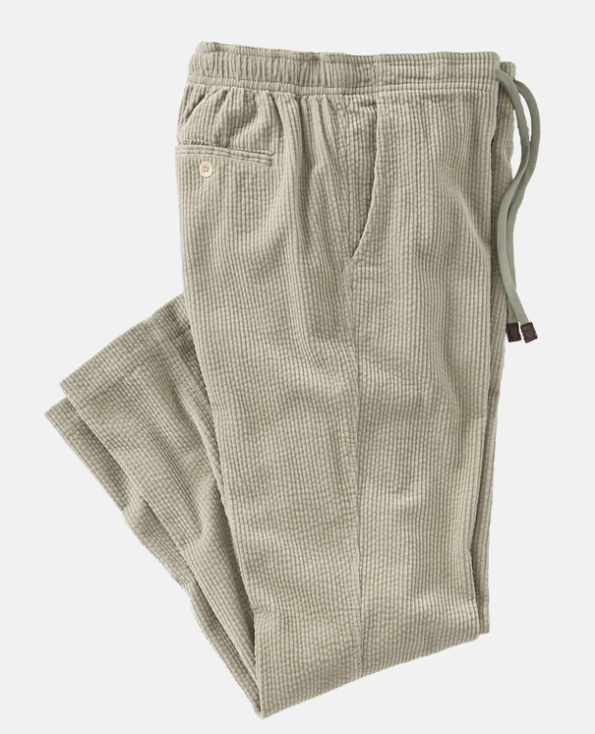 Borgo 28 - Elastic Corduroy Drawstring Pant