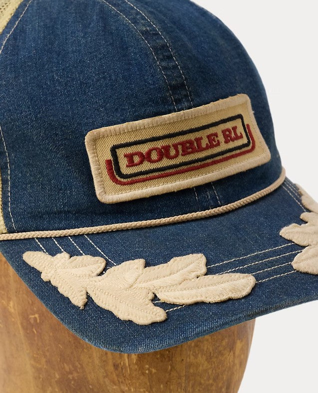 RRL - Logo Patch Denim Trucker Hat