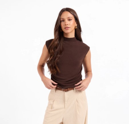 Sage the Label - Sweetie Mock Neck Tank