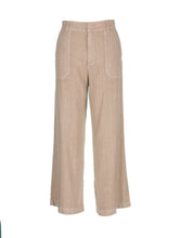 Load image into Gallery viewer, Kut From The Kloth - Topaz High Rise Wide Leg Pant w/ Porkchop Pockets in Khaki.
