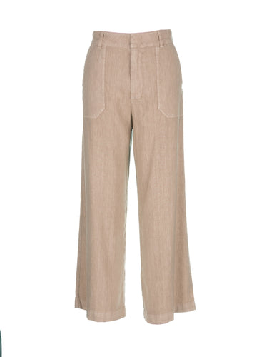 Kut From The Kloth - Topaz High Rise Wide Leg Pant w/ Porkchop Pockets in Khaki.