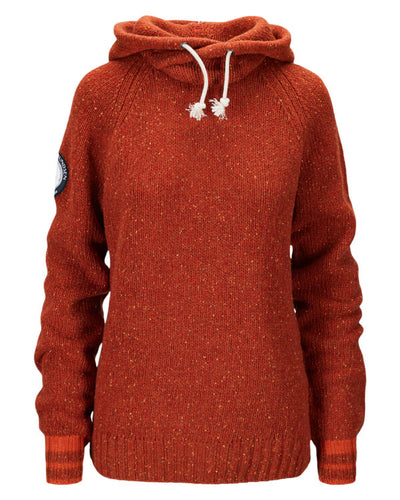 Amundsen -  Heroes Hoodie in burnt red.
