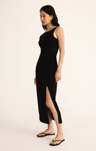 Load image into Gallery viewer, Model wearing ZSupply Valencia Midi Dress in Black.
