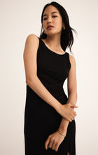 Load image into Gallery viewer, Model wearing ZSupply Valencia Midi Dress in Black.

