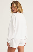 Load image into Gallery viewer, Model wearing ZSupply - Ellis Sweatshirt in White - back.

