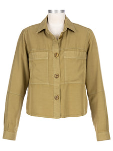 Kut from the Kloth - Zinna Tencel Jacket in Limeade.