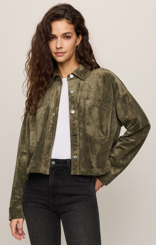 ZSupply - All Day Cropped Suede Jacket