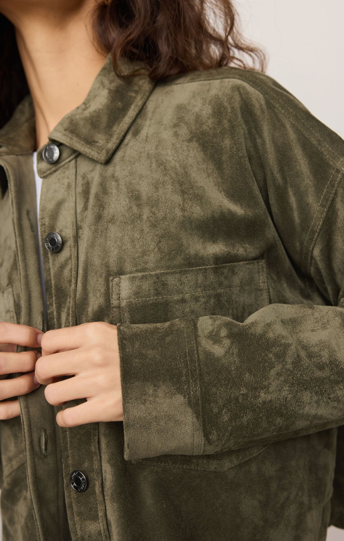 ZSupply - All Day Cropped Suede Jacket