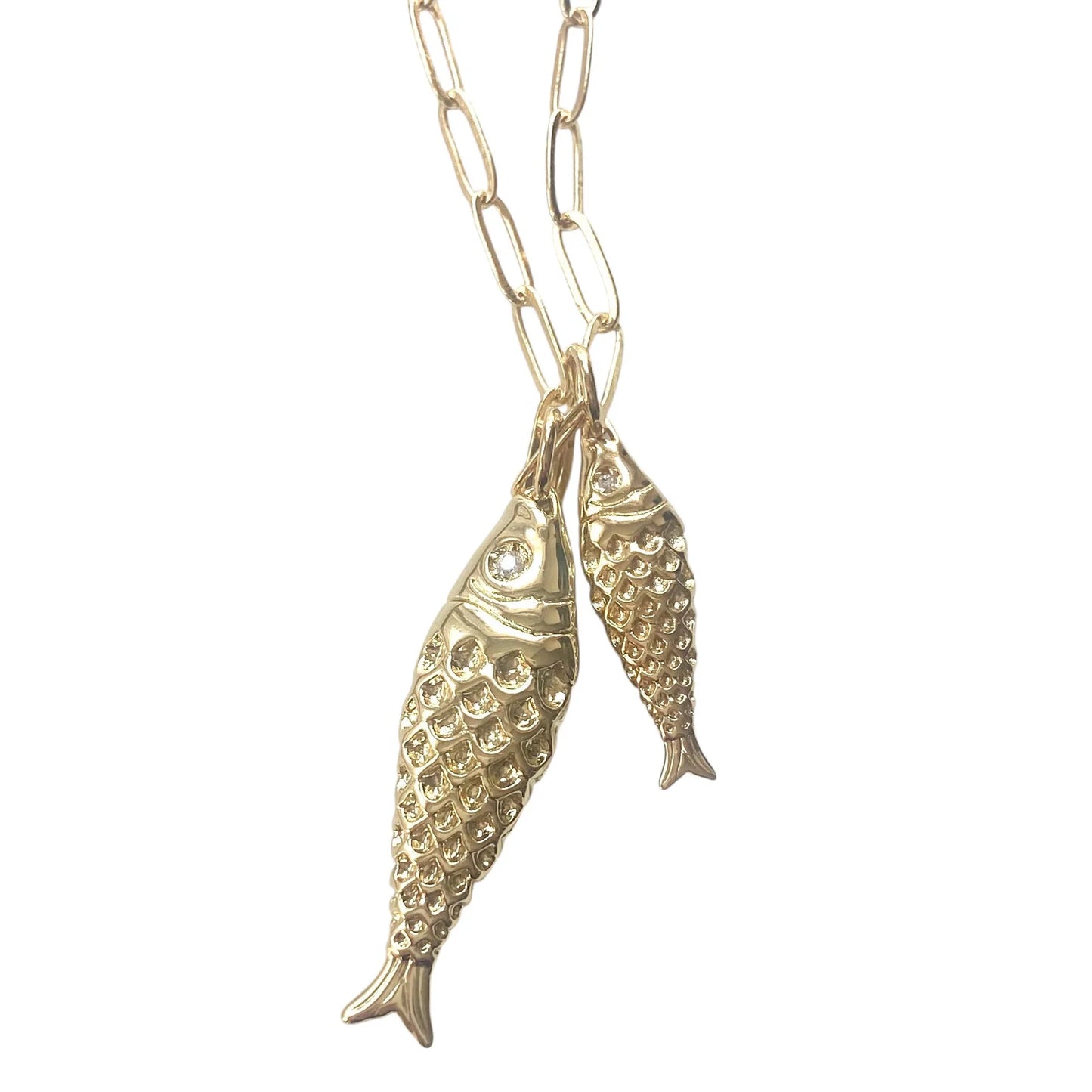 VB & CO. - Double Lucky Goldfish Necklace