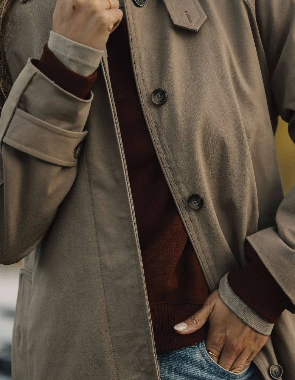 The Normal Brand - Stretch Car Coat