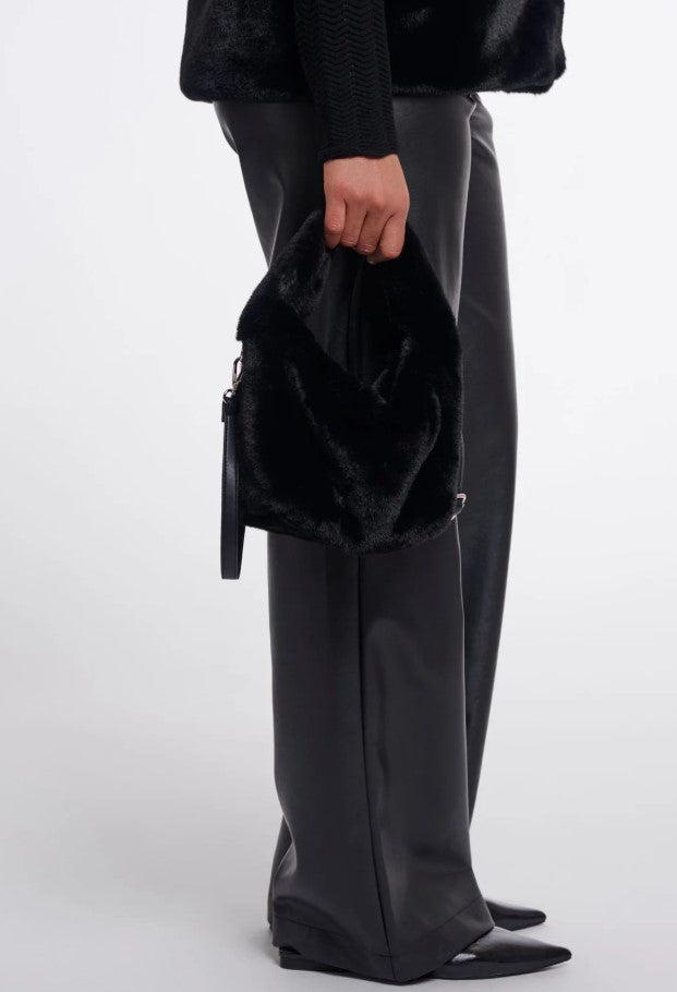 Rino & Pelle - Cheryl Small Faux Fur Crossbody Bag