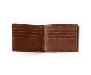 Ghurka - Classic Wallet No. 101 in Vintage Chestnut Leather.