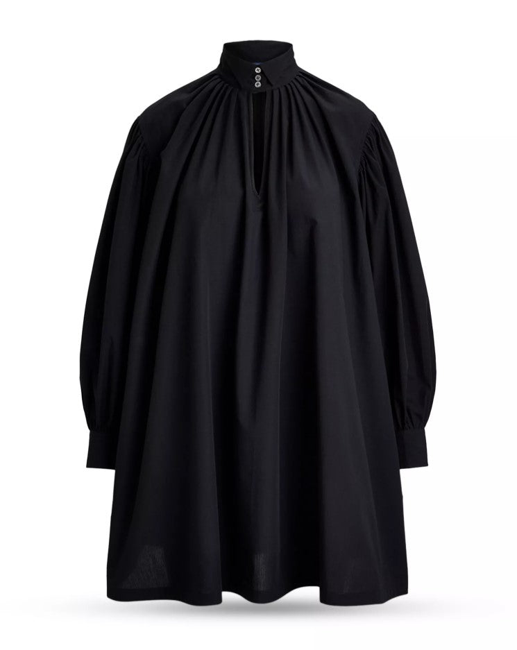 Polo Ralph Lauren - Cotton Tuxedo Collar Mini Dress