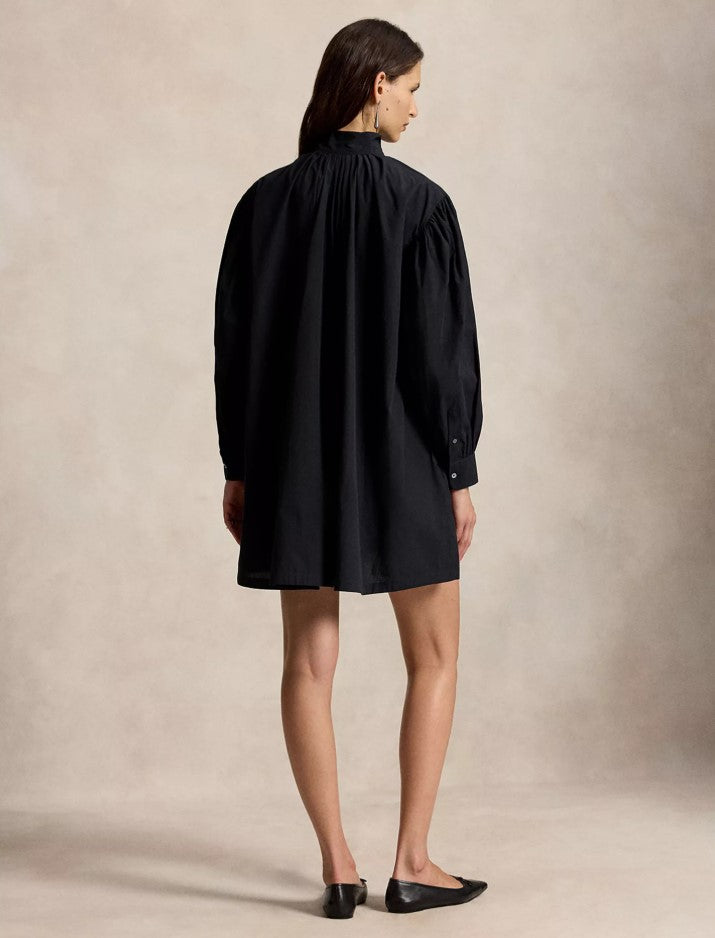 Polo Ralph Lauren - Cotton Tuxedo Collar Mini Dress