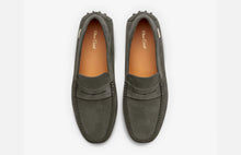 Load image into Gallery viewer, Oliver Cabell Men&#39;s Driving Loafers in Slate.
