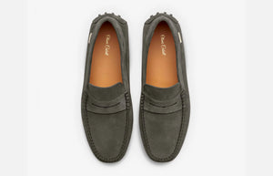 Oliver Cabell Men's Driving Loafers in Slate.