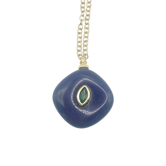 VB & CO. - Genuine Gemstone Crystal Necklace