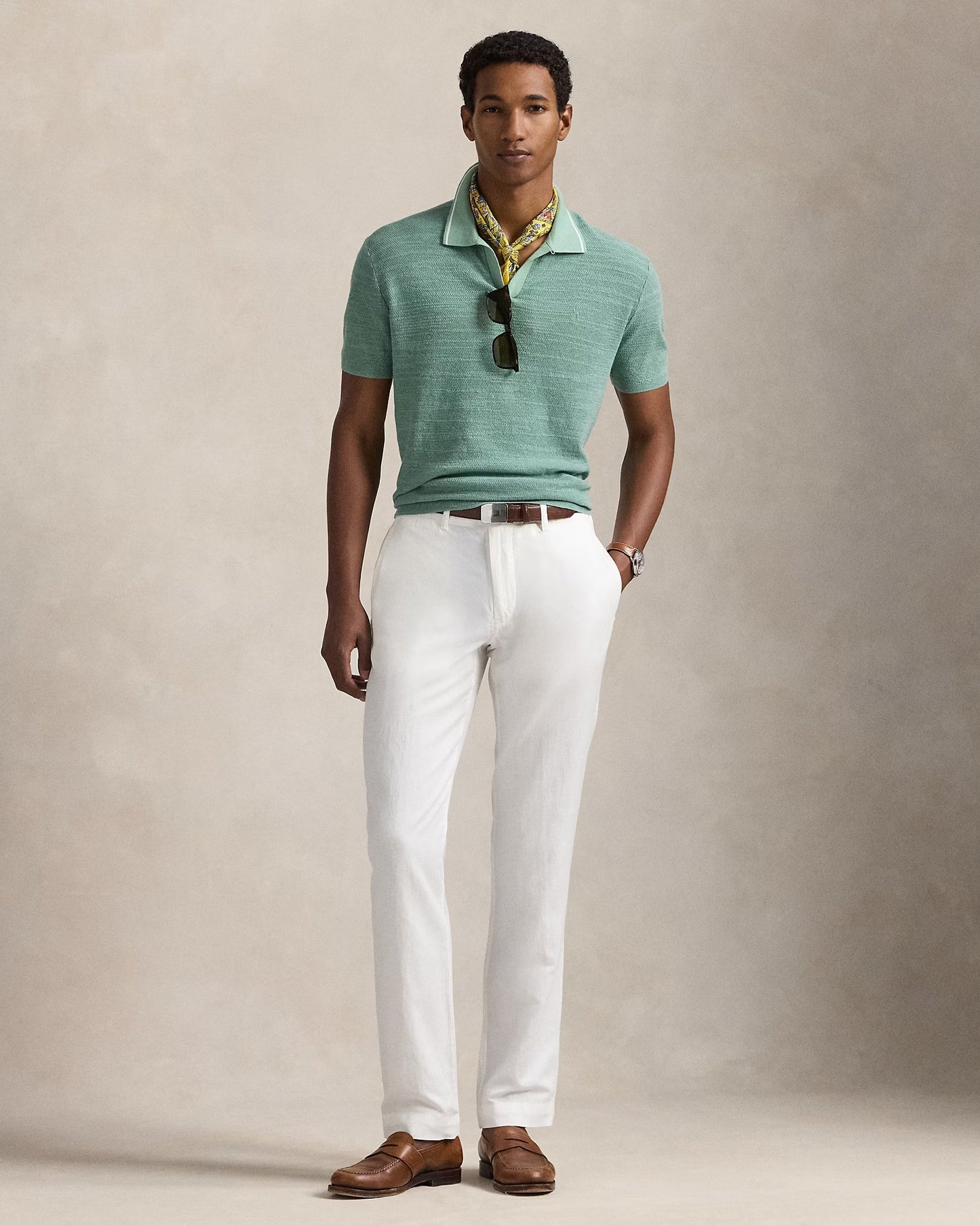 POLO Ralph Lauren - Bedford Cotton/Linen Maritime Straight Pant