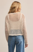 Load image into Gallery viewer, Model wearing ZSupply Felix Sweater in Crystal - back.

