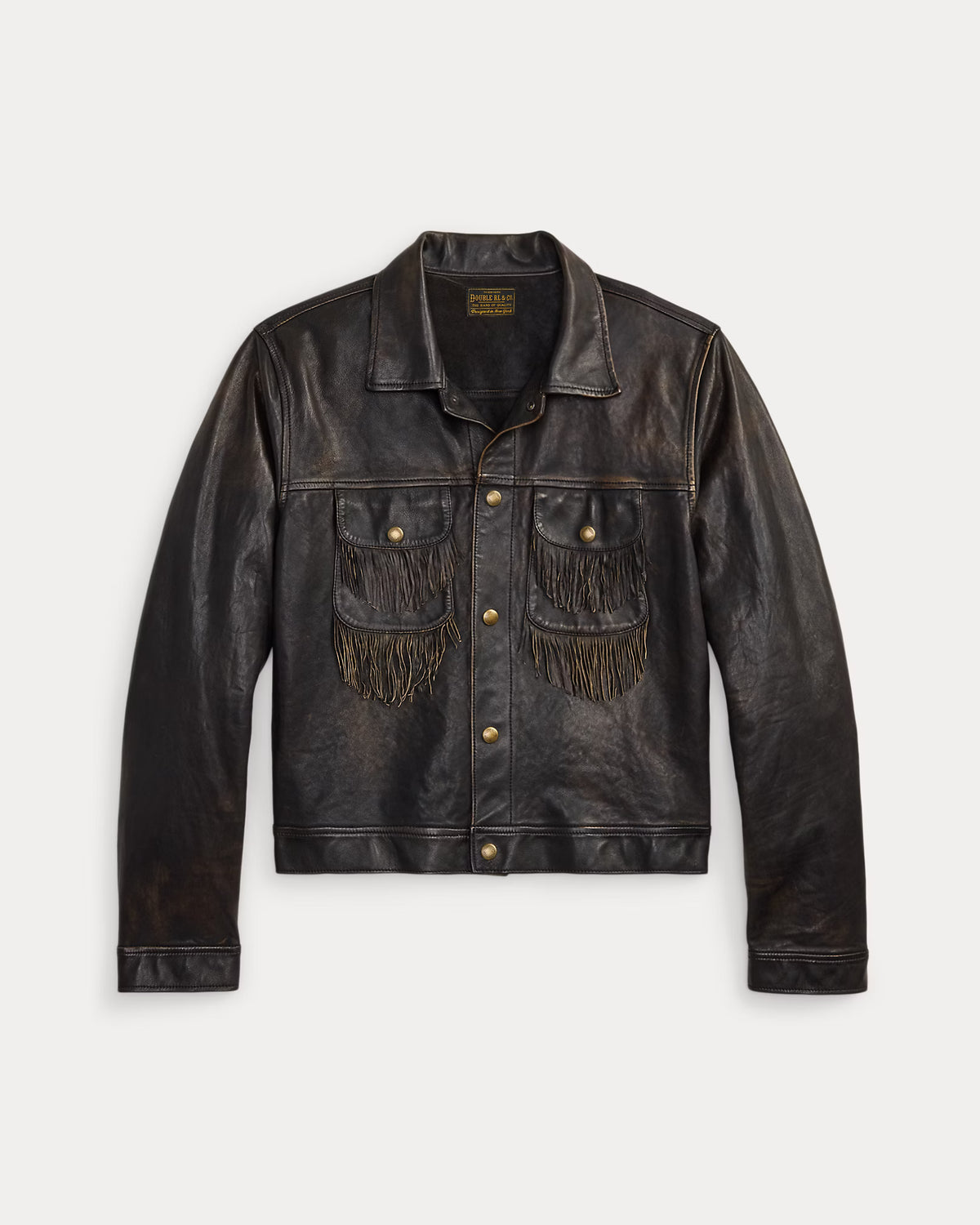 RRL - Fringe Leather Jacket