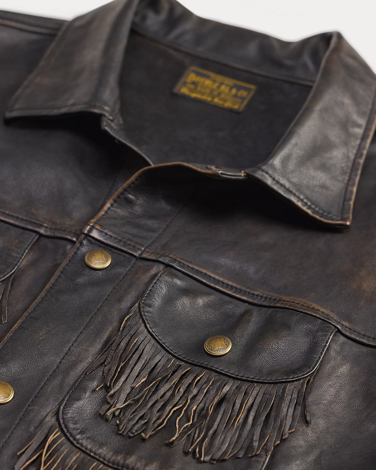 RRL - Fringe Leather Jacket