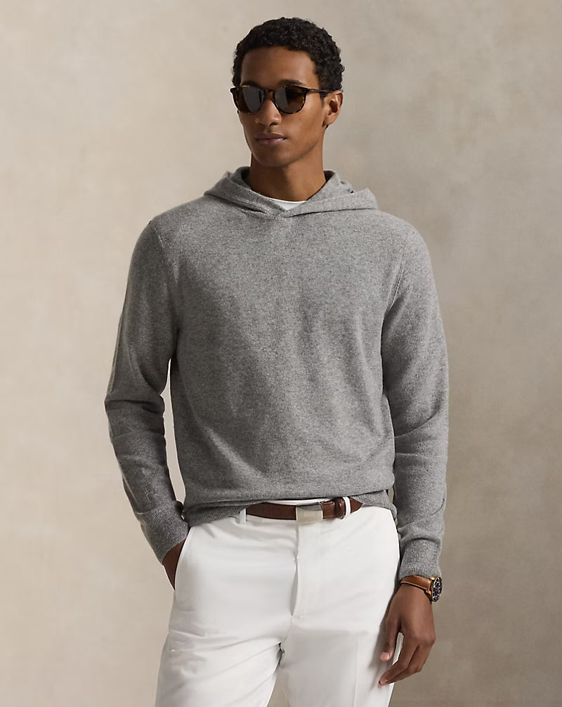 RLX- LS Washable Cashmere Sweater Hoodie