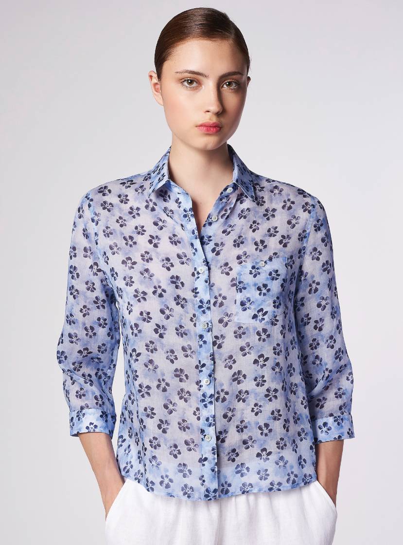 CamicettaSnob - Blue Multi Flower