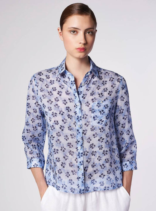 CamicettaSnob - Blue Multi Flower