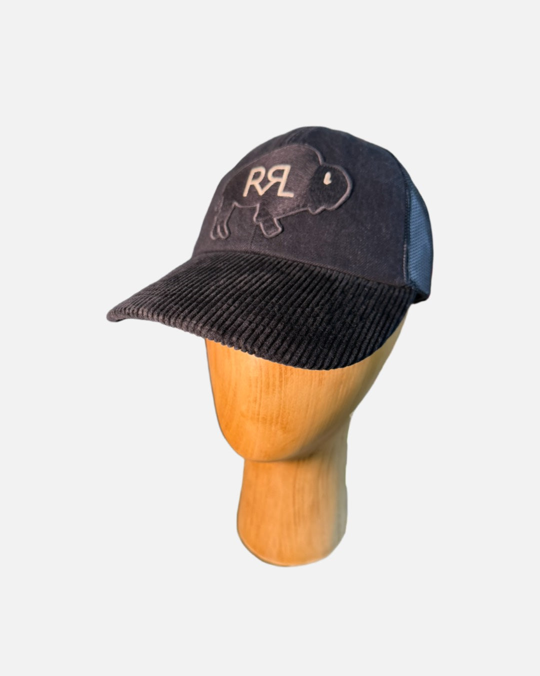 RRL- Black Corduroy Buffalo Hat