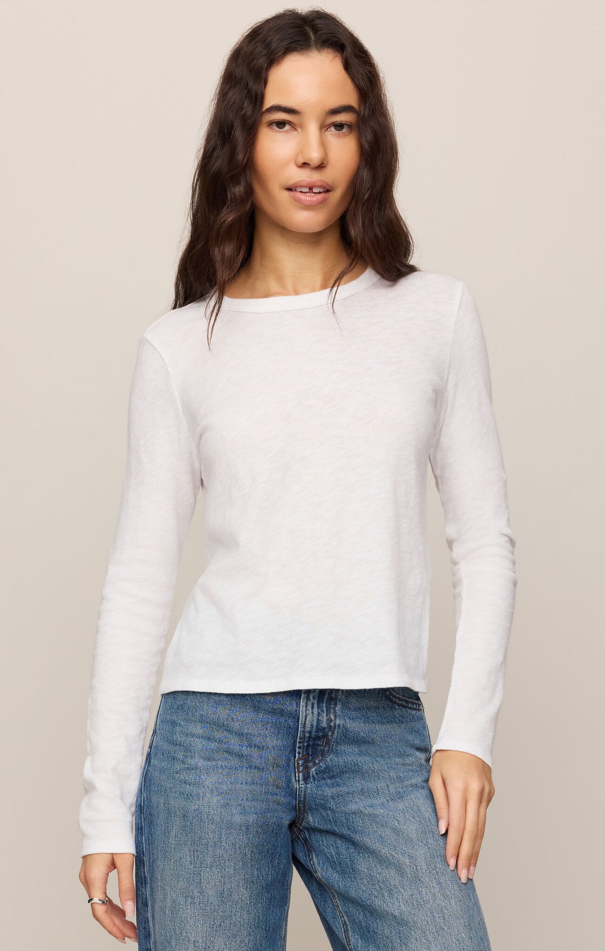 ZSupply - Junie Long Sleeve Tee in White