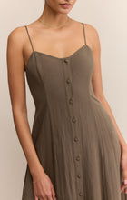 Load image into Gallery viewer, Model wearing ZSupply Angel Eyes Midi Dress in Tiki.
