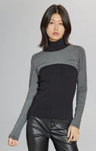 Load image into Gallery viewer, Model wearing Alp N Rock - Marta Mock Neck Shirt in Black.
