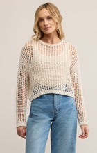 Load image into Gallery viewer, Model wearing ZSupply Felix Sweater in Crystal.
