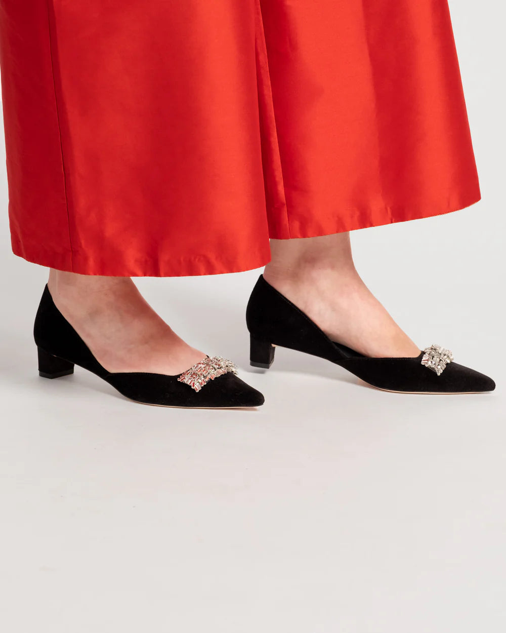 Frances Valentine - Paula Velvet w/ Rhinestone Detail