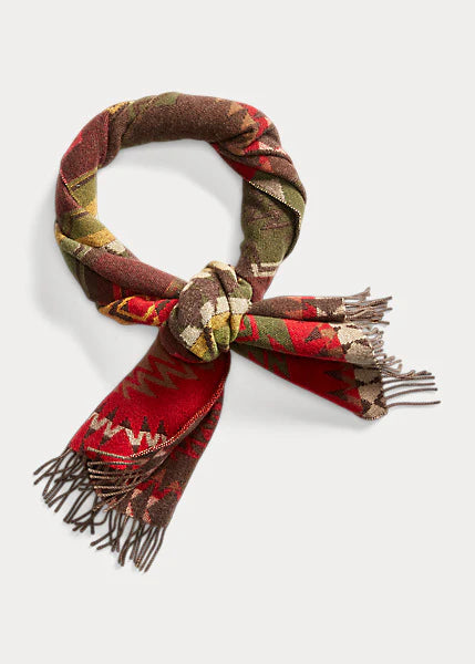 RRL Morgan jacquard scarf