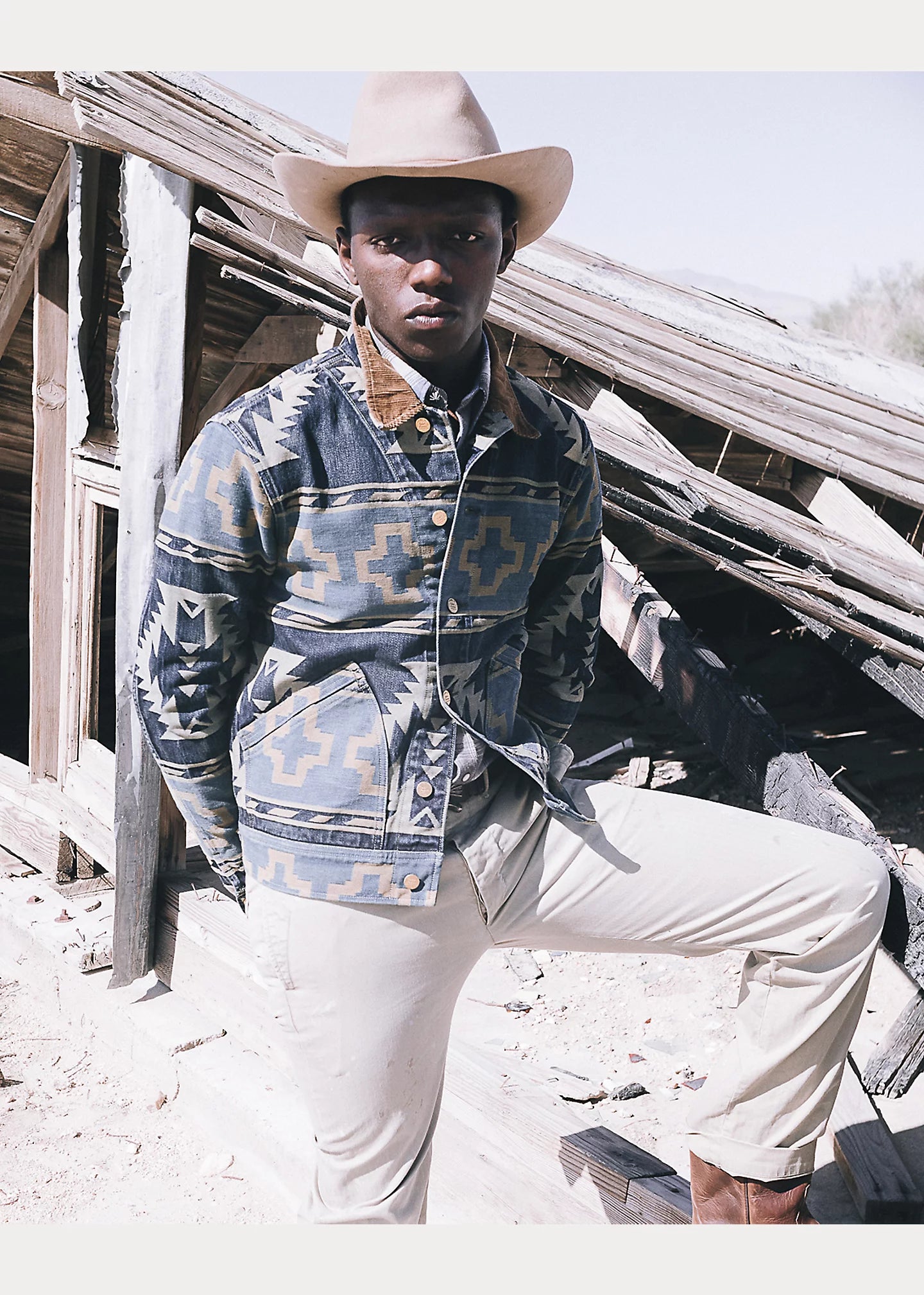 Rrl limited edition denim top jacket