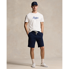 Load image into Gallery viewer, Model wearing POLO Ralph Lauren - SS Uneven Jersey Knit T-Shirt - Ralph Logo in White
