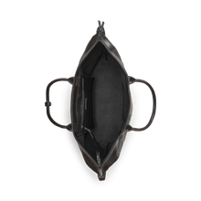 Load image into Gallery viewer, RRL - Leather Embossed Nathaniel Extra Large Weekender Tote Bag in Black.
