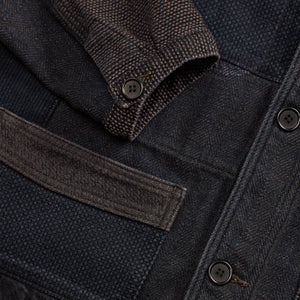 RRL - Cotton Indigo Patchwork Mont Shirt Jacket