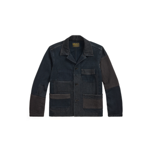 RRL - Cotton Indigo Patchwork Mont Shirt Jacket