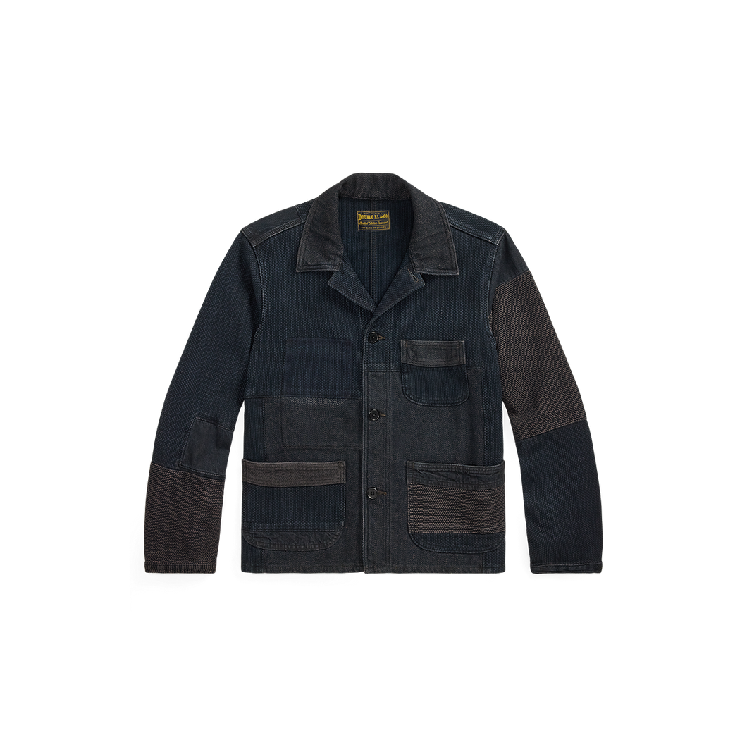 RRL - Cotton Indigo Patchwork Mont Shirt Jacket