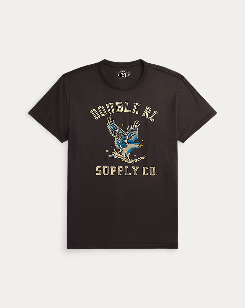 RRL - Garment-Dyed Jersey Graphic T-Shirt