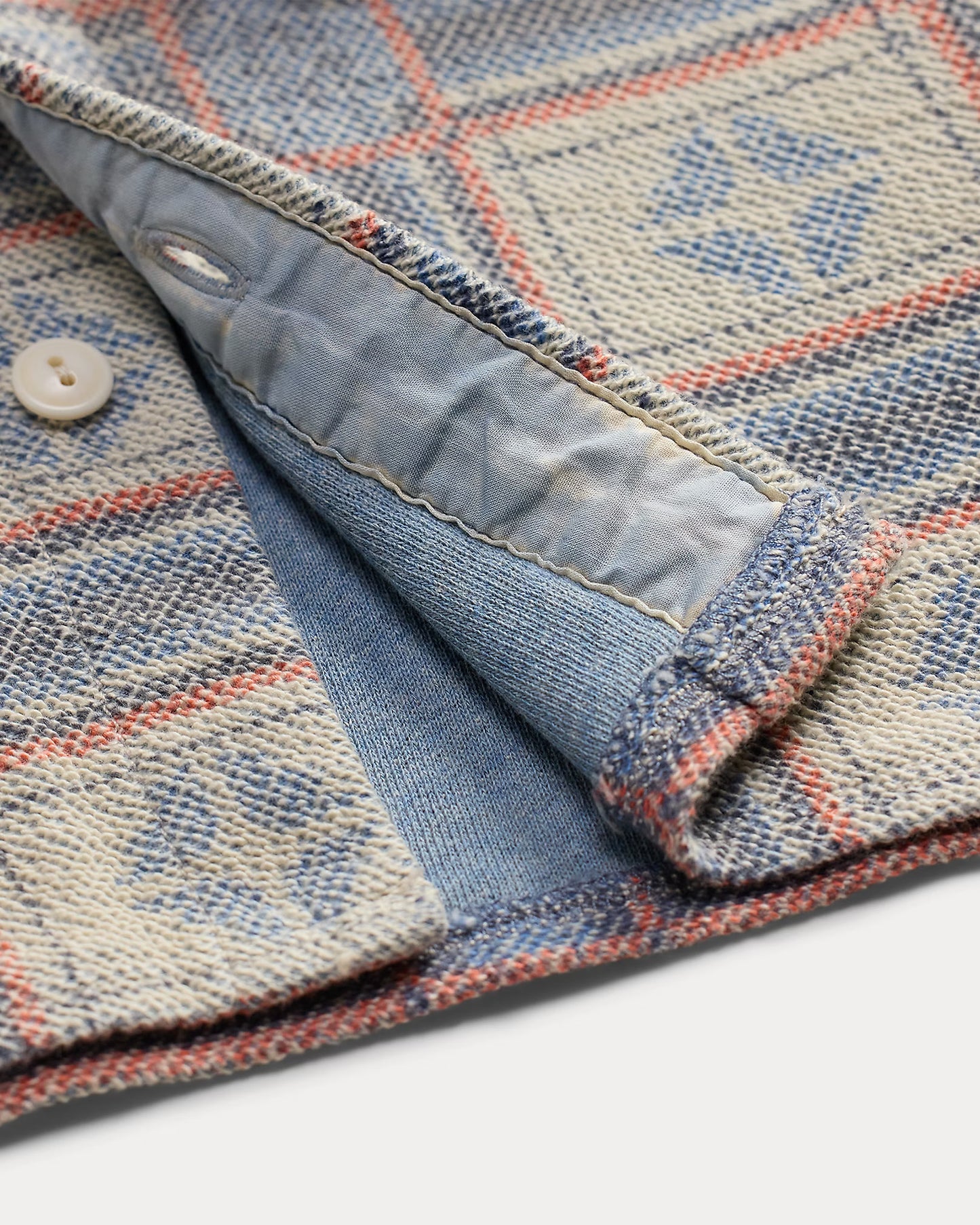 RRL - Print Reverse Terry Workshirt