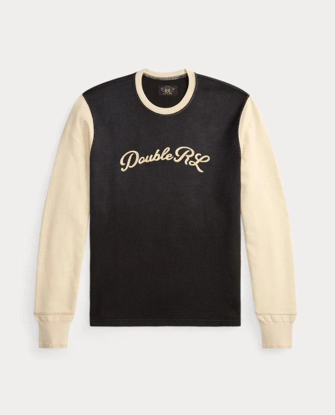 RRL - Logo Two-Tone Jersey T-Shirt