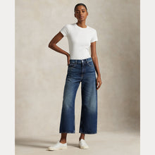 Load image into Gallery viewer, Polo Ralph Lauren - High Rise Wide Leg Crop Jean
