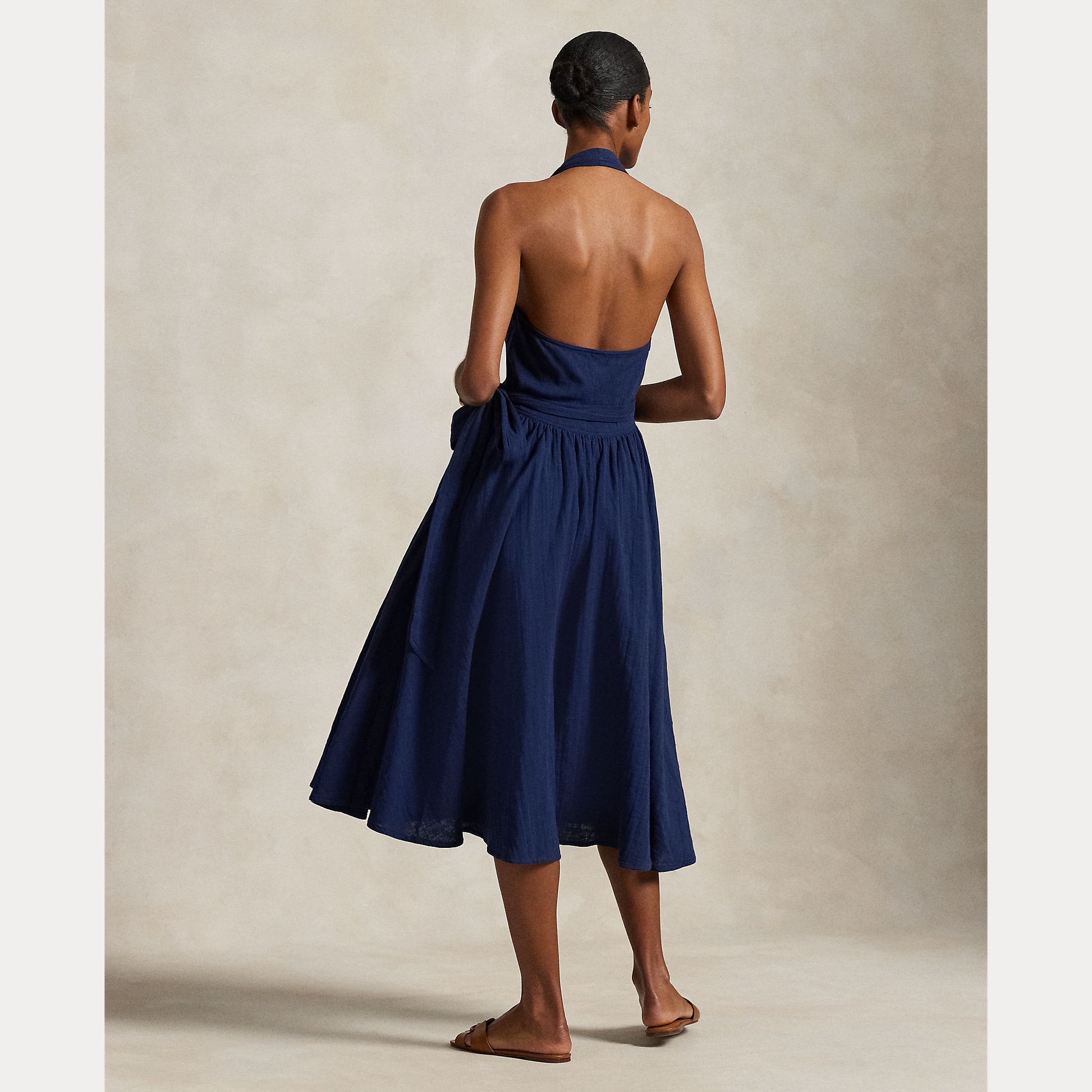 Polo Ralph Lauren - Halter Sleeveless A-Line Dress Louie Polo Ralph Lauren - Halter Sleeveless A-Line Dress Louie