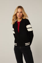Load image into Gallery viewer, Model wearing Alp N Rock - Rory Full Zip Cardigan in Black.
