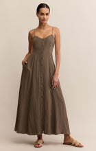 Load image into Gallery viewer, Model wearing ZSupply Angel Eyes Midi Dress in Tiki.
