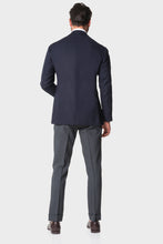 Load image into Gallery viewer, Model wearing Ring Jacket Signature Navy Balloon Jacket.
